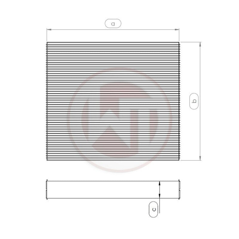 Wagner Tuning 645x395x52mm Radiator Core - Burkken Auto Parts