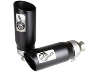 aFe MACH Force-XP 4-1/2in Steel OE Replacement Exhaust Tips - 2021+ Dodge Ram (5.7L V8) - Black - Burkken Auto Parts
