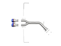 aFe Takeda 3in-2.5in 304 SS Axle-Back Exhaust w/Blue Flame Tip 19-20 Hyundai Veloster I4-1.6L(t) - Burkken Auto Parts