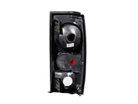 ANZO 1982-1994 Chevrolet S-10 Taillights Black - Burkken Auto Parts