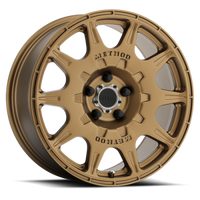 Method MR502 RALLY 17x8 +38mm Offset 5x4.5 67.1mm CB Method Bronze Wheel