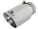 aFe MACH Force-Xp Universal 304 SS Single-Wall Clamp-On Exhaust Tip - Polished - Burkken Auto Parts