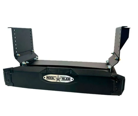 Rock Slide Engineering R-STEP 16 Inch Wide Step with Universal Brackets To Mount On Flat Surface - Burkken Auto Parts