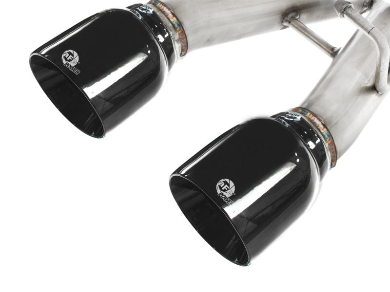 aFe MACHForce XP Exhaust 304SS Cat-Back w/ BlackTips 2008 VW Golf R32 V5 3.2L - Burkken Auto Parts
