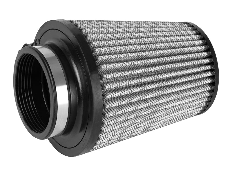 aFe MagnumFLOW Pro Dry S Air Filters 3-1/2 F x 6 B x4-1/2 T (INV) x 7 H in - Burkken Auto Parts