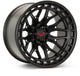 Vossen LCX-02 24x10 - 6x135 - ET25 - Deep - 87.1 - Satin Black Wheel
