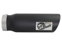 aFe Diesel Exhaust Tip Bolt On Black 4in Inlex x 5in Outlet x 15in - Burkken Auto Parts