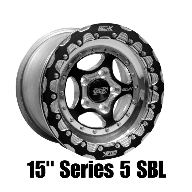Belak 15x3.5 / 2.2in BS / 4x100 BP / series 5 Wheel - Monoblock - Burkken Auto Parts