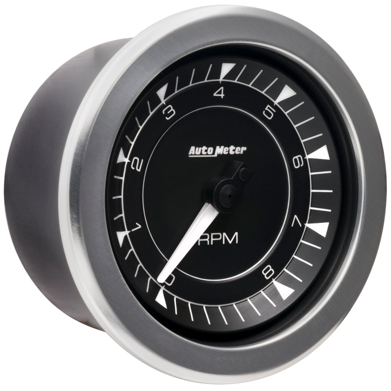 Autometer Chrono 3-3/8in 10k RPM In Dash Tachometer Gauge - Burkken Auto Parts