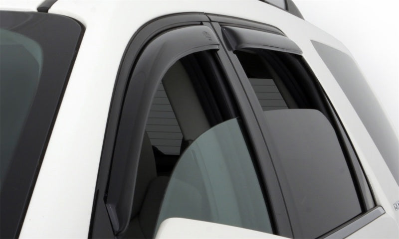 AVS 06-12 Ford Fusion Ventvisor In-Channel Front & Rear Window Deflectors 4pc - Smoke - Burkken Auto Parts