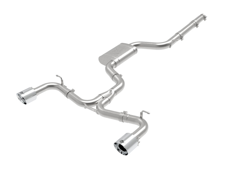 aFe MACHForce XP 3in-2.5in SS Exhaust Cat-Back 18-19 Volkswagen GTI (MK7.5) L4-2.0L (t) - Polished - Burkken Auto Parts