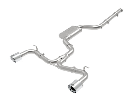 aFe MACHForce XP 3in-2.5in SS Exhaust Cat-Back 18-19 Volkswagen GTI (MK7.5) L4-2.0L (t) - Polished - Burkken Auto Parts