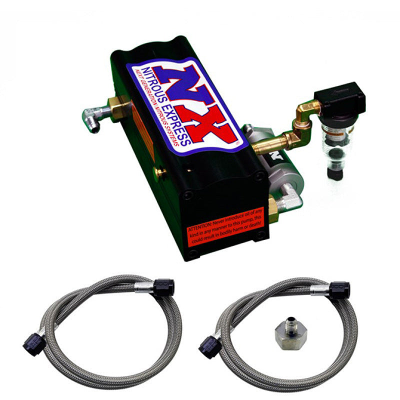 Nitrous Express Refill Pump Station (Lines and Pump) Run Dry Technology. - Burkken Auto Parts