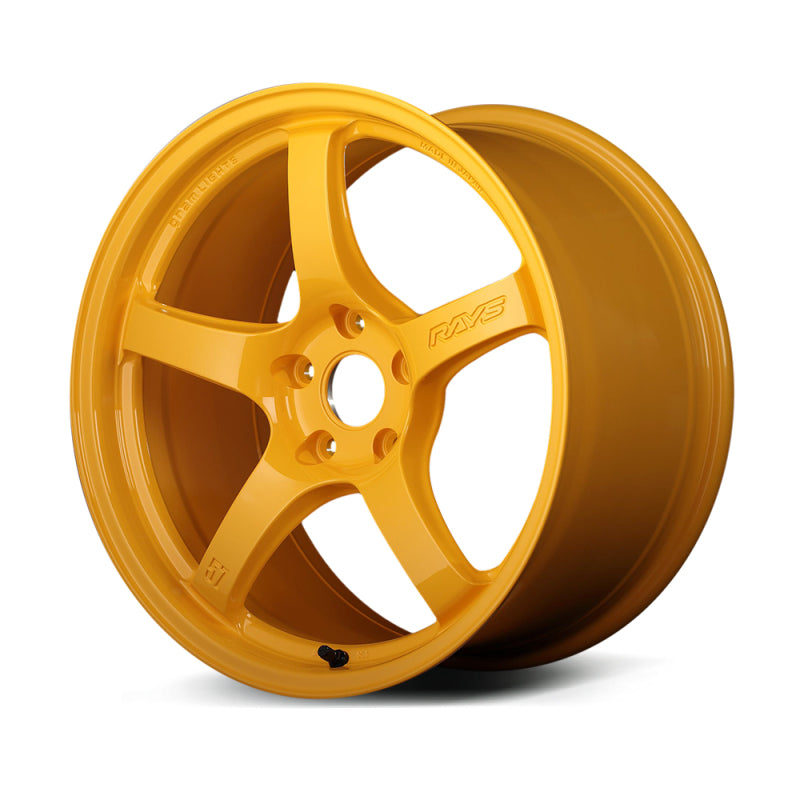 Gram Lights 57CR 18x9.5 +38 5x100 Mach Yellow - Burkken Auto Parts