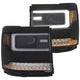 ANZO 16+ Chevy Silverado 1500 Projector Headlights Plank Style Black w/Amber/Sequential Turn Signal - Burkken Auto Parts