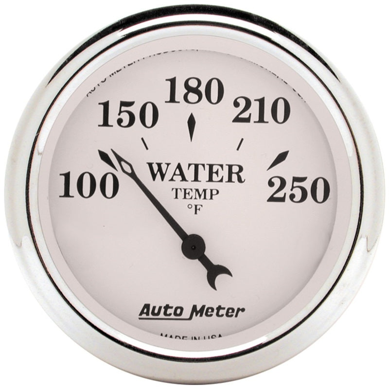 Autometer Old Tyme White 5 Piece Kit (MPH/FUEL/OILP/WTMP/BAT) 59-60 Chevy Car Direct-Fit Dash Kit - Burkken Auto Parts