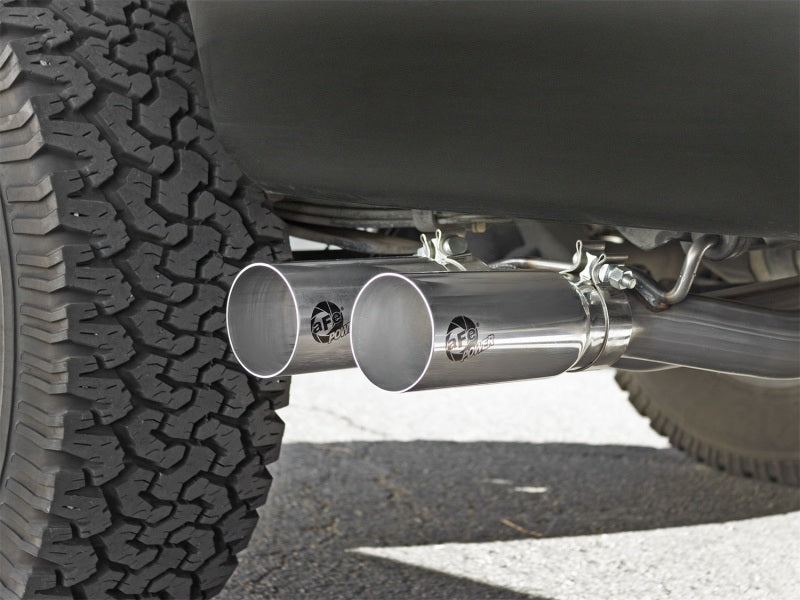aFe Rebel Exhausts Cat-Back SS Ford F-150 04-08 V8 4.6/5.4L w/ Polished Tips - Burkken Auto Parts