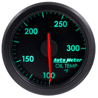 Autometer Airdrive 2-1/6in Oil Temp Gauge 100-300 Degrees F - Black - Burkken Auto Parts