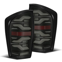 AlphaRex 16-21 Toyota Tacoma LUXX LED Taillights Blk w/Activ Light/Seq Signal - Burkken Auto Parts