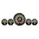 AutoMeter Gauge Kit 5 Pc. 3-3/8in. & 2-1/16in. Elec. Speedometer Cruiser Ad - Burkken Auto Parts