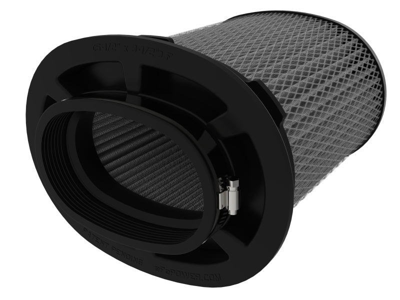 aFe MagnumFLOW Pro DRY S Univ Air Filter 5-1/2x3-1/2in F x 8-1/4 x 6in B x 8 x 5-3/4in T x 9in H - Burkken Auto Parts