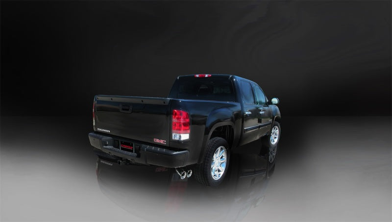 Corsa 1999-2006 GMC Sierra Reg. Cab/Short Bed 1500 4.8L V8 Polished Sport Cat-Back Exhaust - Burkken Auto Parts