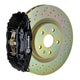 Brembo 05-14 Mustang GT Excl non-ABS Equipped Fr GT BBK 4Pist Cast 2pc 355x32 1pc Rtr Drill-Black - Burkken Auto Parts