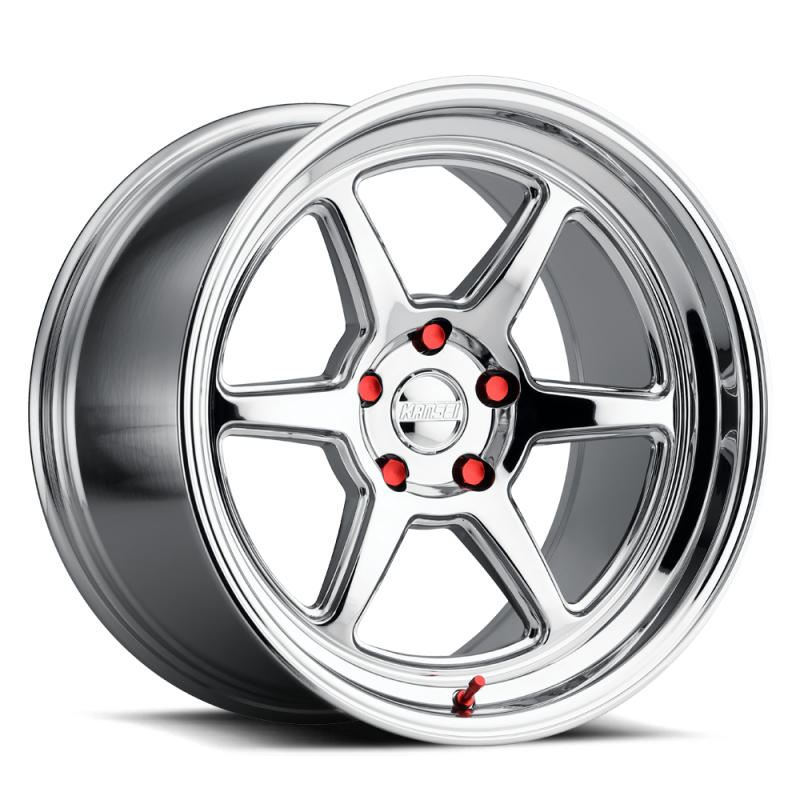 Kansei K14X Roku 18x9.5in / 5x120 BP / 22mm Offset / 72.56mm Bore - Chrome Wheel - Burkken Auto Parts