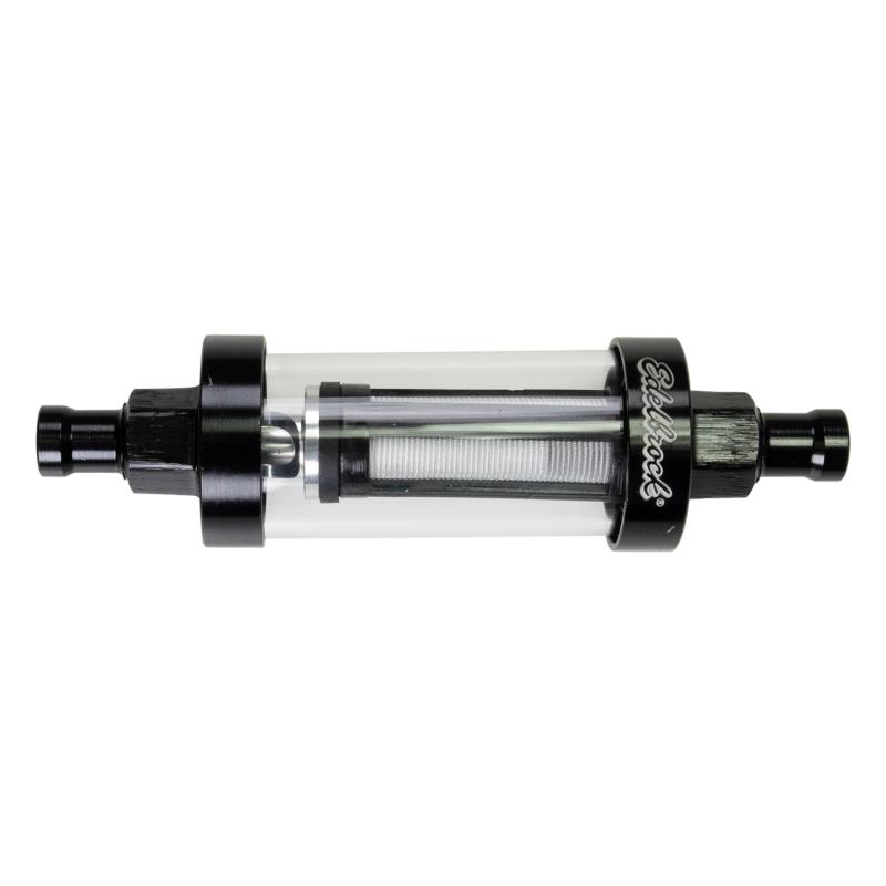Edelbrock 5/16in i.d. Hose Clear View Fuel Filter - Burkken Auto Parts
