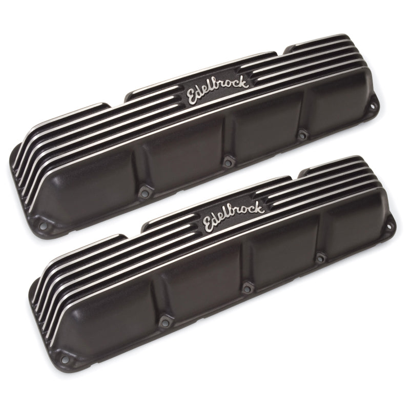 Edelbrock Valve Cover Classic Series AMC/Jeep 1967-91 290-401 CI V8 Black - Burkken Auto Parts