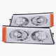 ANZO 2003-2006 Chevrolet Silverado 1500 Euro Parking Lights Crystal - Burkken Auto Parts