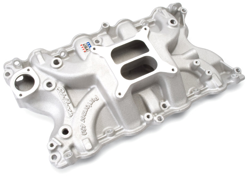 Edelbrock Performer 460 w/ O EGR Manifold - Burkken Auto Parts