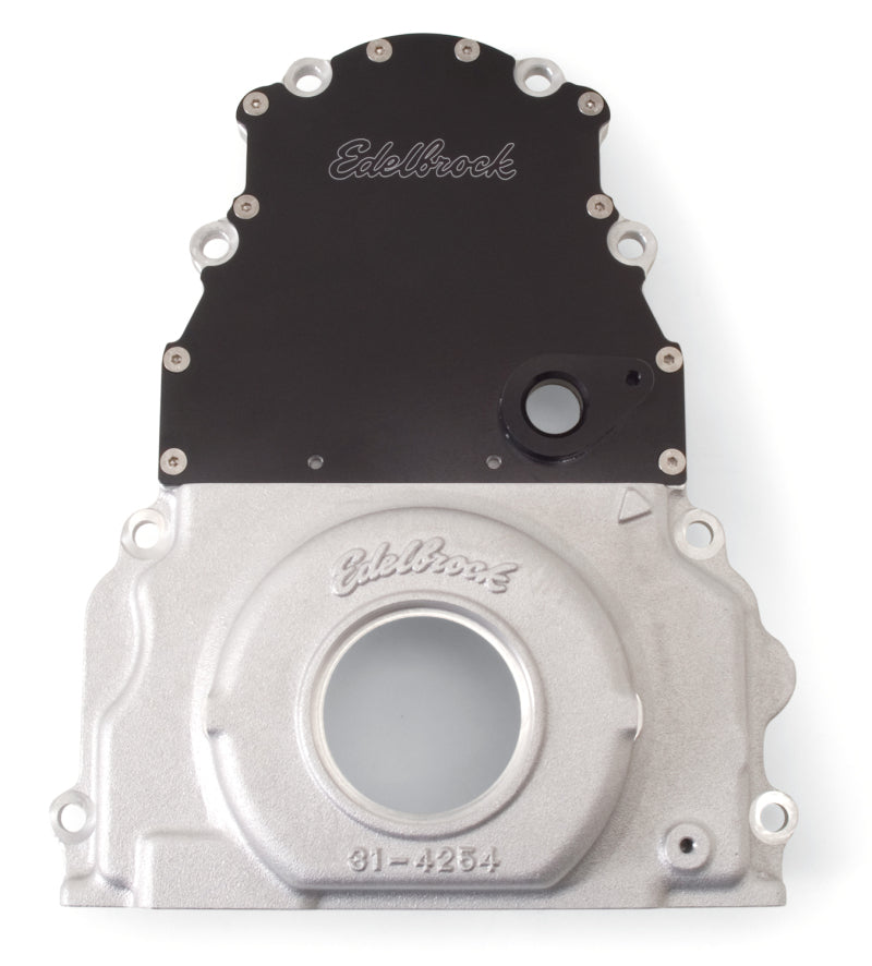 Edelbrock Timing Cover 2-Piece for GM Gen 4 Ls-Series - Burkken Auto Parts