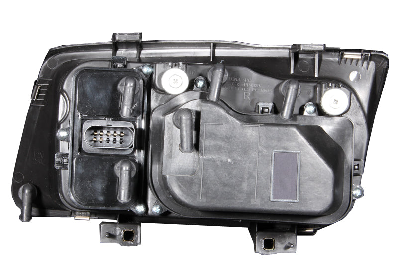 ANZO 1999-2005 Volkswagen Jetta Projector Headlights w/ Halo Black (CCFL) - Burkken Auto Parts
