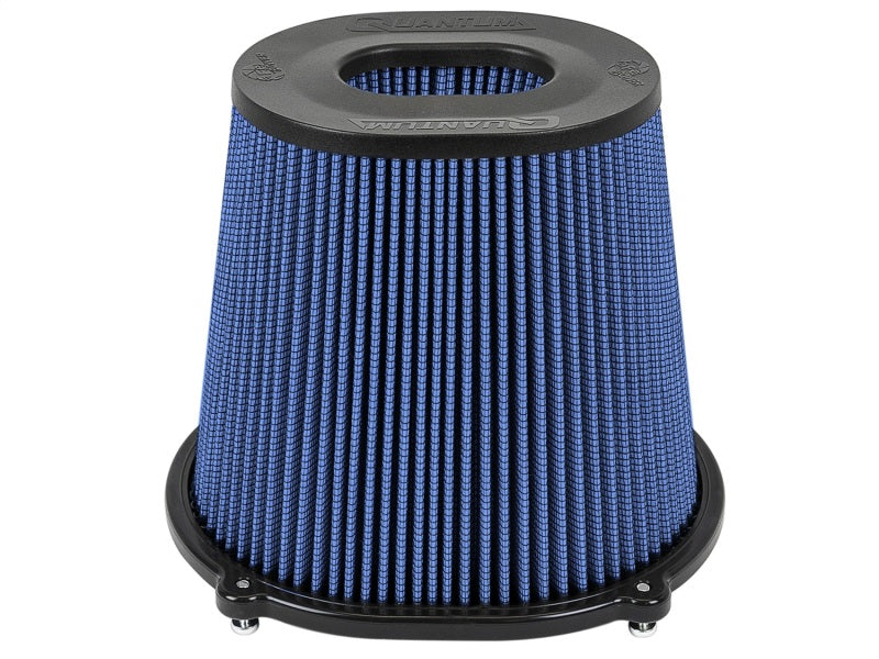 aFe Quantum Pro-5 R Air Filter Inverted Top - 5in Flange x 8in Height - Oiled P5R - Burkken Auto Parts