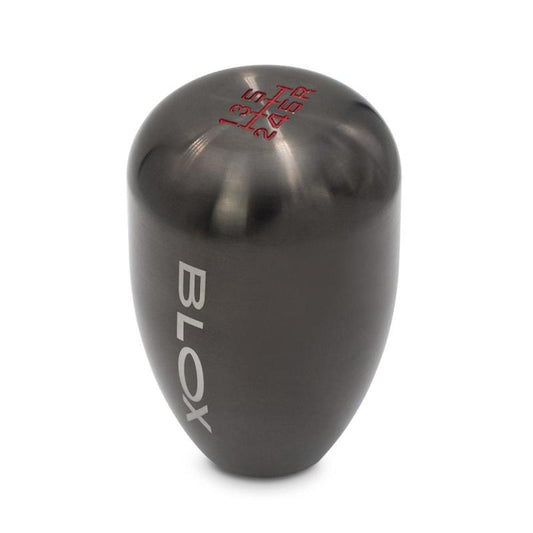 BLOX Racing 6-Speed Billet Shift Knob - Gun Metal 12x1.25mm - Burkken Auto Parts