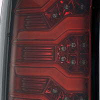AlphaRex 14-18 Chevrolet Silverado 1500 PRO-Series LED Tail Lights Red Smoke - Burkken Auto Parts