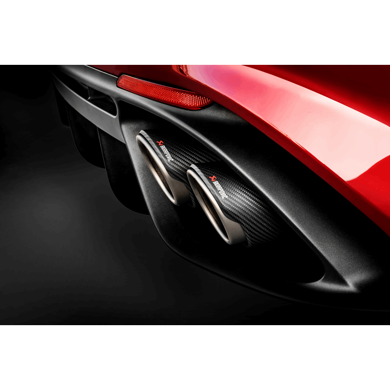 Akrapovic 2018+ Alfa Romeo Giulia Quadrifoglio Slip-On Line (Titanium) w/Titanium/Carbon Fiber Tips - Burkken Auto Parts