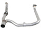 aFe Power Twisted Steel Loop Delete D/P & Y-Pipe SS 2in/2.5in 12-14 Jeep Wrangler (JK) V6 3.6L - Burkken Auto Parts