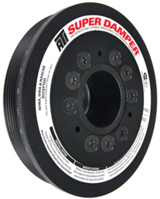 ATI Damper - 6.78in - Alum - 6 Grv - Mitsubishi Evo 8 - 4G63 - w/Integra Lower Cam Drive - Burkken Auto Parts