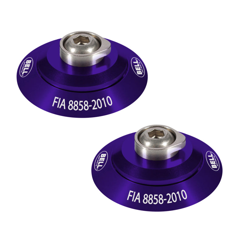 Bell HANS Clip Set - Purple FIA8858-2010 - Burkken Auto Parts