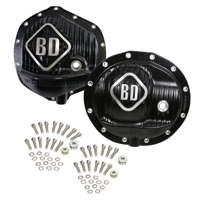 BD Diesel Differential Cover Pack Front & Rear - 14-18 Ram 2500/3500 w/o Rear Coil Springs - Burkken Auto Parts