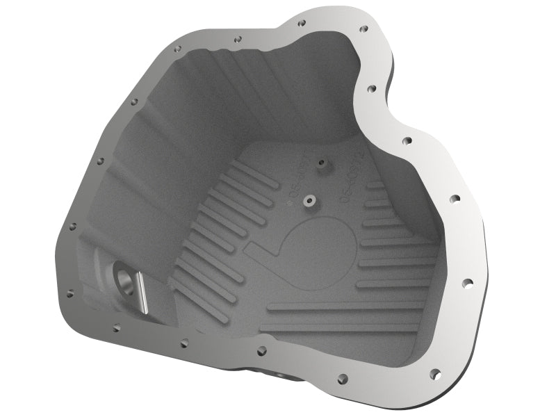 aFe POWER GM Diesel Trucks 01-10 V8-6.6L (td) Pro Series Engine Oil Pan Black w/ Machined Fins - Burkken Auto Parts