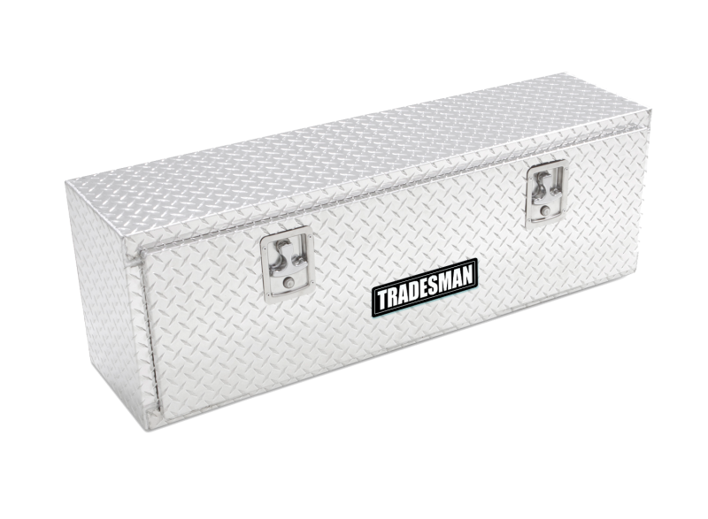 Tradesman Aluminum Top Mount Tool Box (48in.) - Brite - Burkken Auto Parts