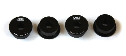 BLOX Racing Honda S2000 Steering Rack Rigid Bushing Kit - Black - Burkken Auto Parts