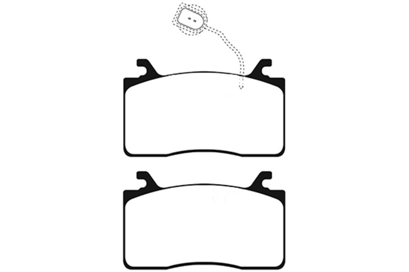 EBC 2016+ Alfa Romeo Guilia 2.0T Greenstuff Front Brake Pads - Burkken Auto Parts