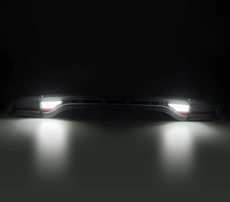 AlphaRex 15-23 Dodge Charger NOVA-Series Prismatic LED Tail Lights Smoke - Burkken Auto Parts