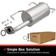 Magnaflow BRE Rear Muffler Kit Replacement Nissan - Burkken Auto Parts