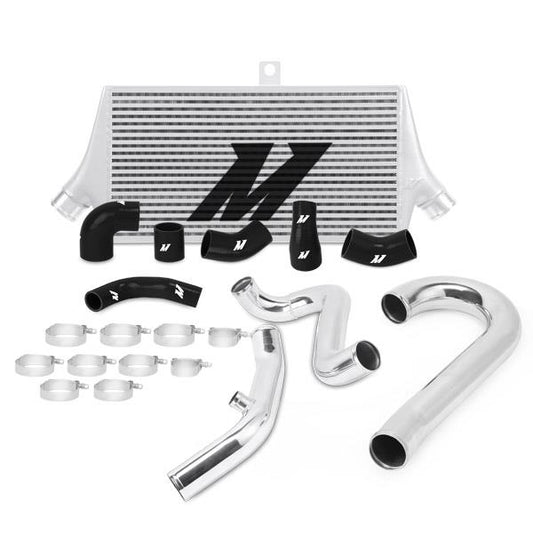 Mishimoto 08-14 Subaru WRX Top-Mount Intercooler Kit - Powder Coated Black & Black Hoses