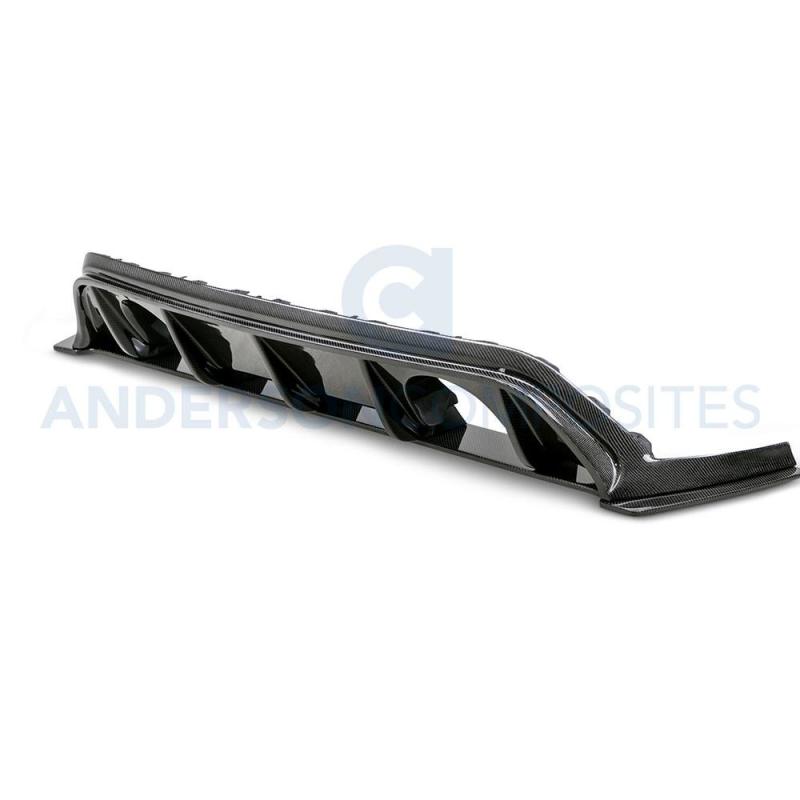 Anderson Composites 2016+ Ford Focus RS Type-R Rear Diffuser - Burkken Auto Parts